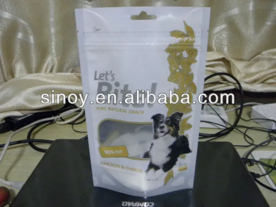 dog training treat ziplock bag