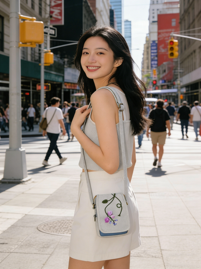 Flap Over Crossbody Bag