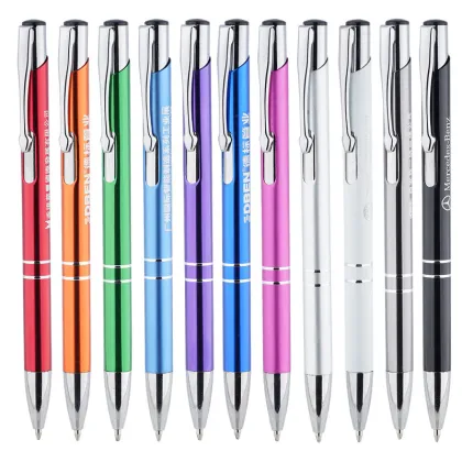 Ritz Carlton Hotel Custom Promotional Twist Steel Metal Pen with Logo