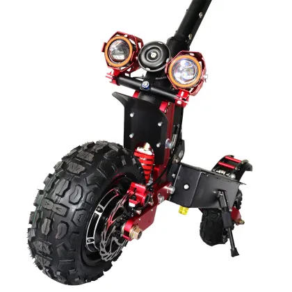60V Chinese Dualtron Scooter Manufacturers: 5600W High-Speed Folding Dual Motor Electric Scooter for Adults