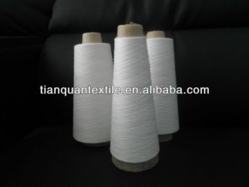 30S/1 Semi Virgin Yarn, Plyester Yarn in Raw White