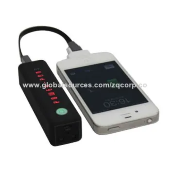 3,000mAh ABS portable backup battery charger for mobile phone