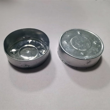 Xícaras de alumínio para vela de tealight redonda