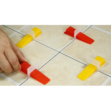 Tile leveler red insert