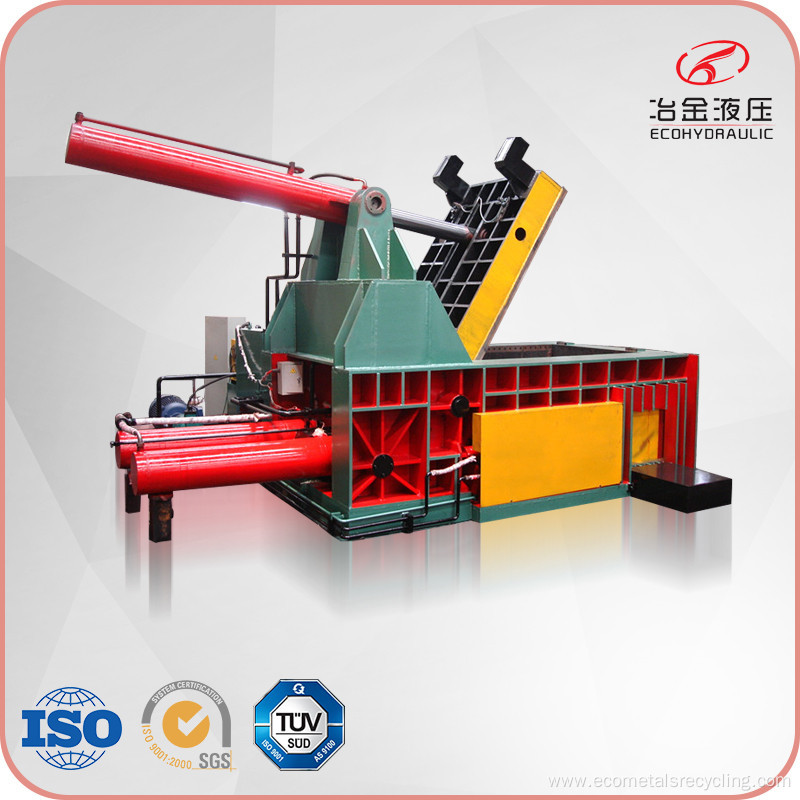 Side Push-out Scrap Steel Turnings Recycling Baling Press