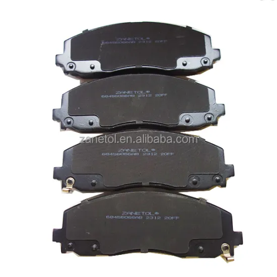 ZANETOL Front Brake Pads For Jeep Wrangler JL 2018-2024 & Dodge Grand Caravan 2012-2020