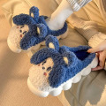 Cappy rabbit plush thick soled non-slip cotton slippers