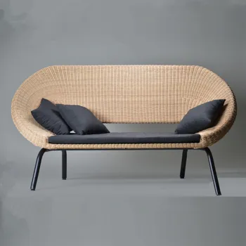 Garden Comfortable Rattan Woven Outdoor Sofa Combination