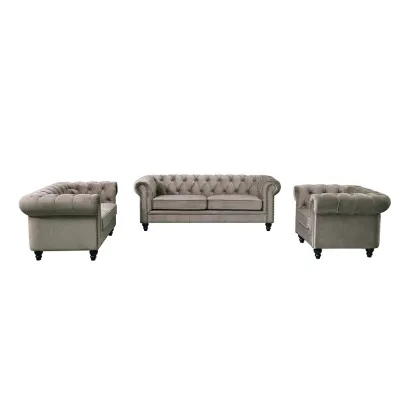 Commercial Home Furniture Sectional Sofa Velvet Sofa Set