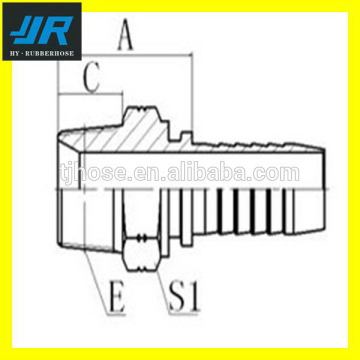 Best quality hot-sale bsp hydraulic fittings 1/8