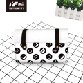 Custom face expression​ style camouflagestyle PU leather handbag cosmetic bag pencil case&bag multifunctional bag