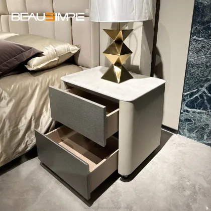 Customizable Ginnie Luxury Leather Bed