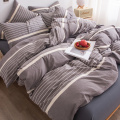 Wholesale coton fils teints de couette de couette de lit de lit