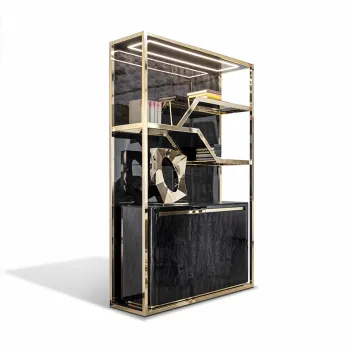 Furnistyle Customized Modern Luxury Mini Display Bar Cabinet