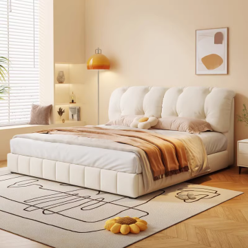 Modern Luxurious Metal Double Bedroom Bed for Hotels
