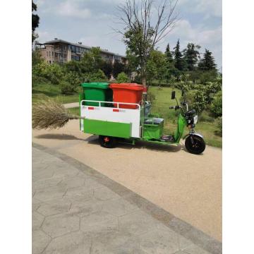 Electric tricycle street garbage carrier