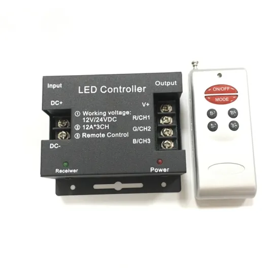 High-Power Iron Shell RF6 Wireless Remote Control for RGB Dimmable LED Light Strips