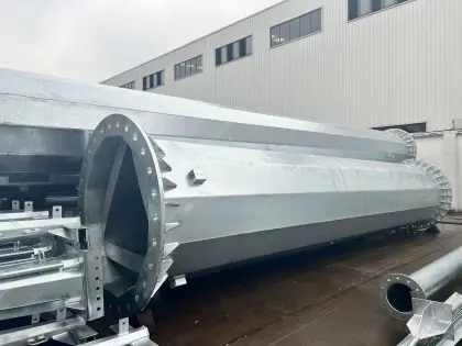 132 kv Steel Electric Pole For Power Tower