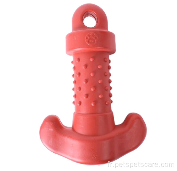 Jouets en matériau TPR aqua jouets rouges pour chiens flottants