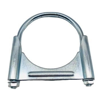 High-Quality U-Bolt Pipe Clamp Bracket with M5 Bolts, Nuts, and Washers for Automotive Use