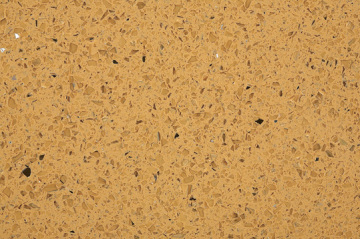 Crystal Yellow Artificial Quartz Stone Slab for Countertop