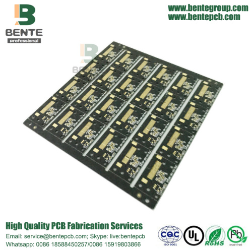 ENIG 2u BentePCB 4-Layers Simple Double Panel FR4  1oz