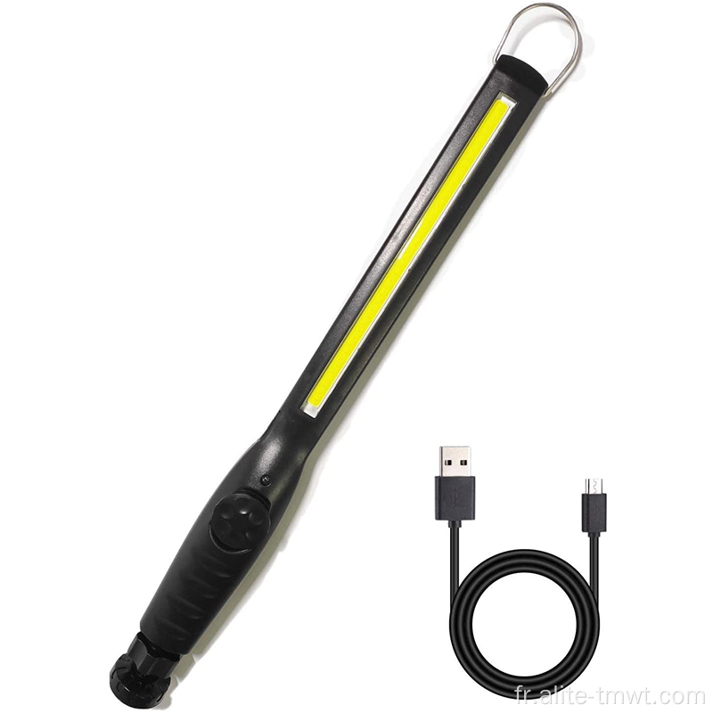 USB Rechargeable Magnetic Base COB LED WORK WORK