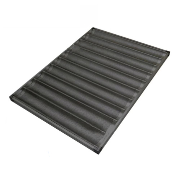 Wholesale 600x400mm Aluminum Alloy Non-stick Baguette Tray 8 Slots