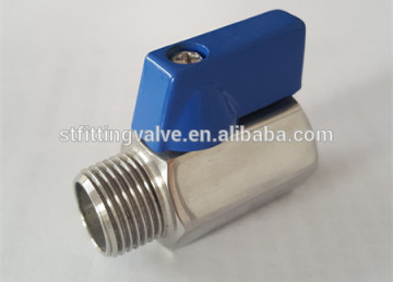 1/2" Mini Ball Valve With Internal/External Thread