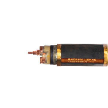 NH-YJV22-0. 6/1kV 3X300+1x150 Power Cable