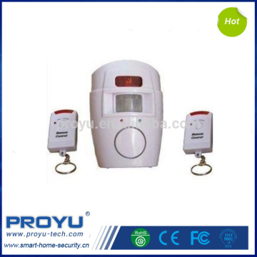 Security Home Alarm System Wireless Alarm Sensor Combines PIR Detector and Siren with Remote Control