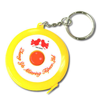 Measuring Tape, Measures 0.75 x 150cm, Keychain Shape, Customized Designs are AcceptedNew