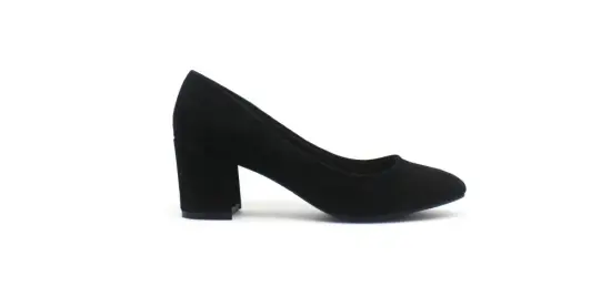 Ladies Heel Shoes Round-headed Style