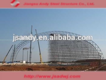large span light weight steel space frame