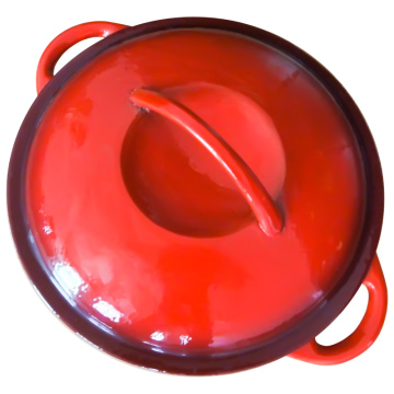 Red Cast Iron Enamel Cookware (XY-A47)