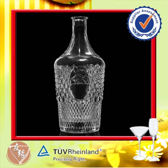 Fancy Super Flint Glass Bottle 2000 ML Glass 2 Litre Bottle
