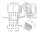 MX4.20mm 90°Wafer Connector Series AW4202R-2xNP-XXXX