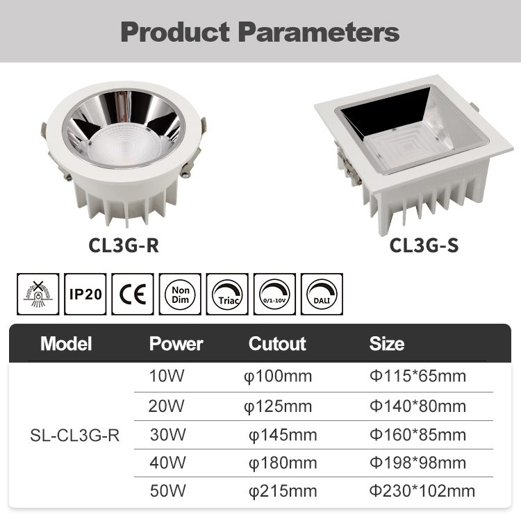 20w Led Down Light