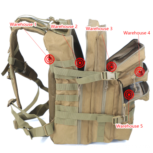 Tactical Camouflage Backpack: Large Capacity MOLLE Assault Hiking Hunting Backpack