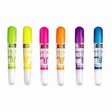 Jumbo Highlighter, 6 Colors, with 4mm Tip