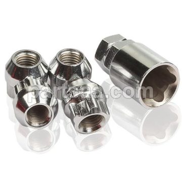 conical open end locking nuts