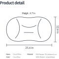 Unique Curved Design Bed Pillow Ciaosleep Cloud-Shaped Sleeping Bed Pillow Manufactory