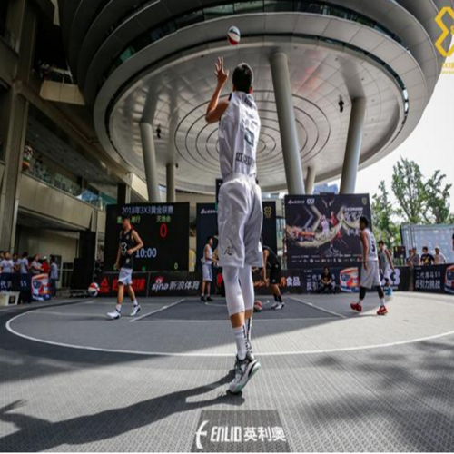 FIBA 3X3 approval outdoor basketball court tiles