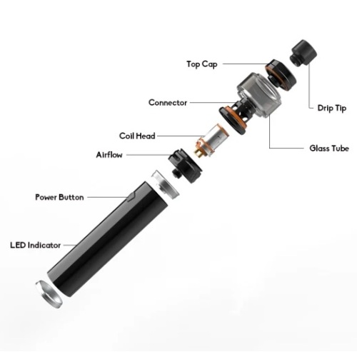 Sistema de mods de tubo de impulso de cigarrillos electrónicos lensen