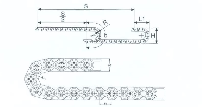 plastic drag chain