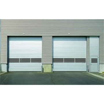 Aluminum tempered automatic sectional overhead garage door