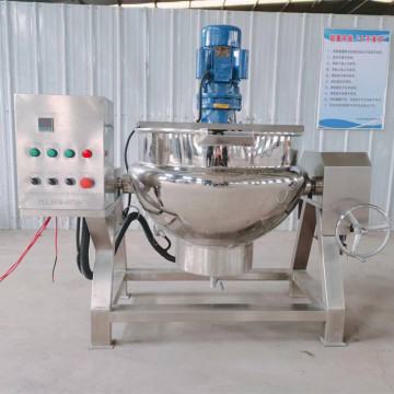 Factory Supply Industrial Electrical Automatic Cooking Mixer Machine Planetary Jacketed Kettle Sauce Jam Making Machine