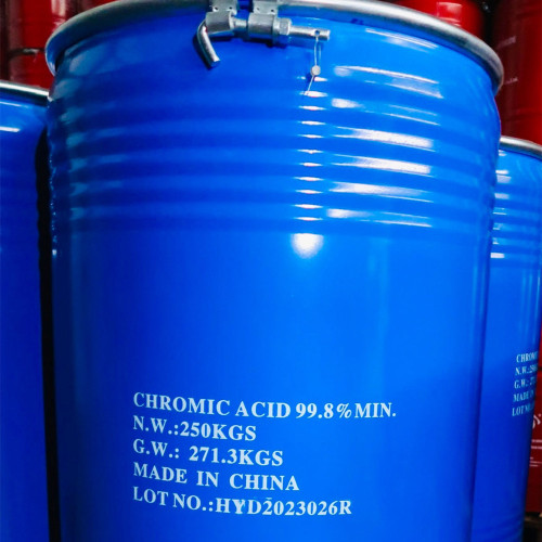 Chromic Acid Supply of imported grade chromic anhydride trioxide Factory