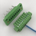 8 pin through wall mounting pluggable terminal block