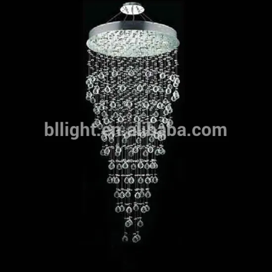 40W hanging antique wood beaded chandelier